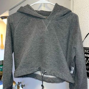 Gymshark  grey womens medium cropped sweater.